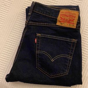 Levi’s 505 jeans Red Tag, Dark Wash, size 34”x29” regular fit, Straight leg